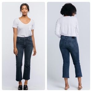 NWT ABLE High Rise Cropped Flare Jean Size 28